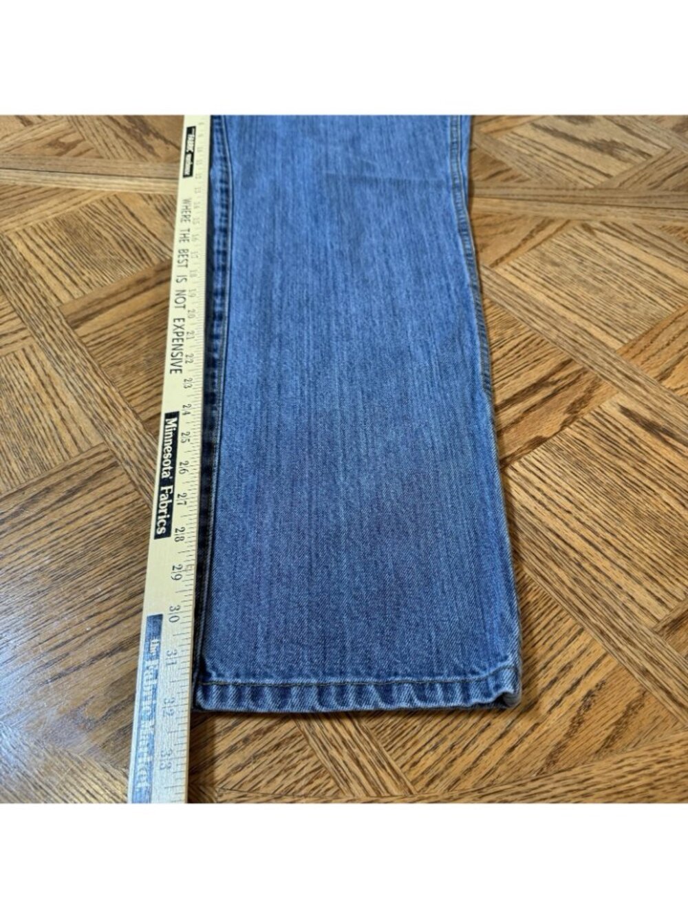 Cinch Jeans 33x32 Mens Blue Denim Green Label Rigid Medium Stone Tapered Western - Picture 7 of 7